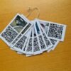 Minikort FÅGLAR med QR-koder