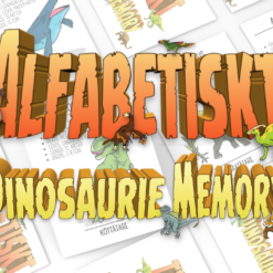 Stig in i en förhistorisk värld med det spännande och lärorika memoryspelet 'Alfabetiska dinosaurie memory'! Utmana dig själv och testa din kunskap om dinosauriernas namn, utseende och fascinerande fakta. Upptäck varje enskild dinosauriers unika egenskaper och lär dig mer om dessa mäktiga varelser från det förflutna. Ta del av den spännande utmaningen och se om du kan behålla total koll på alla dinosaurier! Spelet är inte bara en rolig och spännande upplevelse, det är också ett fantastiskt sätt att förbättra ditt minne och bildsinne. Bli en riktig dinosaurieexpert samtidigt som du har kul! 'Alfabetiska dinosaurie memory' är mer än bara ett spel. Det är ett pedagogiskt verktyg som är perfekt för elever från förskoleklass till åk 6. Lär dig om dinosaurier och urtidsdjur på ett interaktivt och engagerande sätt. Utforska den otroliga världen av dinosaurier med 'Alfabetiska dinosaurie memory'! Spelet innehåller inte mindre än 26 olika dinosaurier, var och en representerad av en bokstav i det engelska alfabetet. Från Ankylosaurus till Zephyrosaurus, du kommer att bekanta dig med dem alla och bli en riktig dinosaurieexpert! 'Alfabetiska dinosaurie memory' är utformat för barn från 6 år och uppåt och kan spelas av 2 eller flera spelare. Ta med dina vänner eller familj och gå med i äventyret. Fördjupa din kunskap om dinosaurier och livets utveckling på jorden samtidigt som du har kul tillsammans!